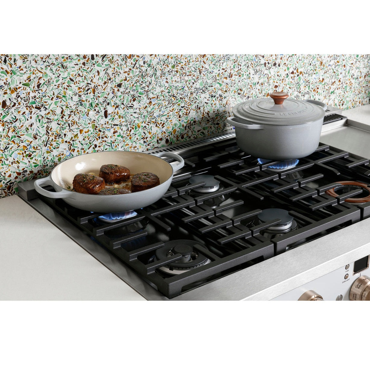 Cafe C2Y486P4TW2 48" Smart Dual Fuel Commercial-Style Range