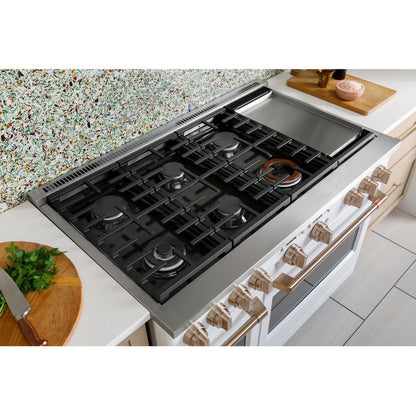 Cafe C2Y486P4TW2 48" Smart Dual Fuel Commercial-Style Range