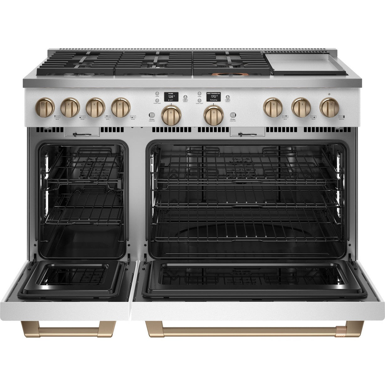 Cafe C2Y486P4TW2 48" Smart Dual Fuel Commercial-Style Range