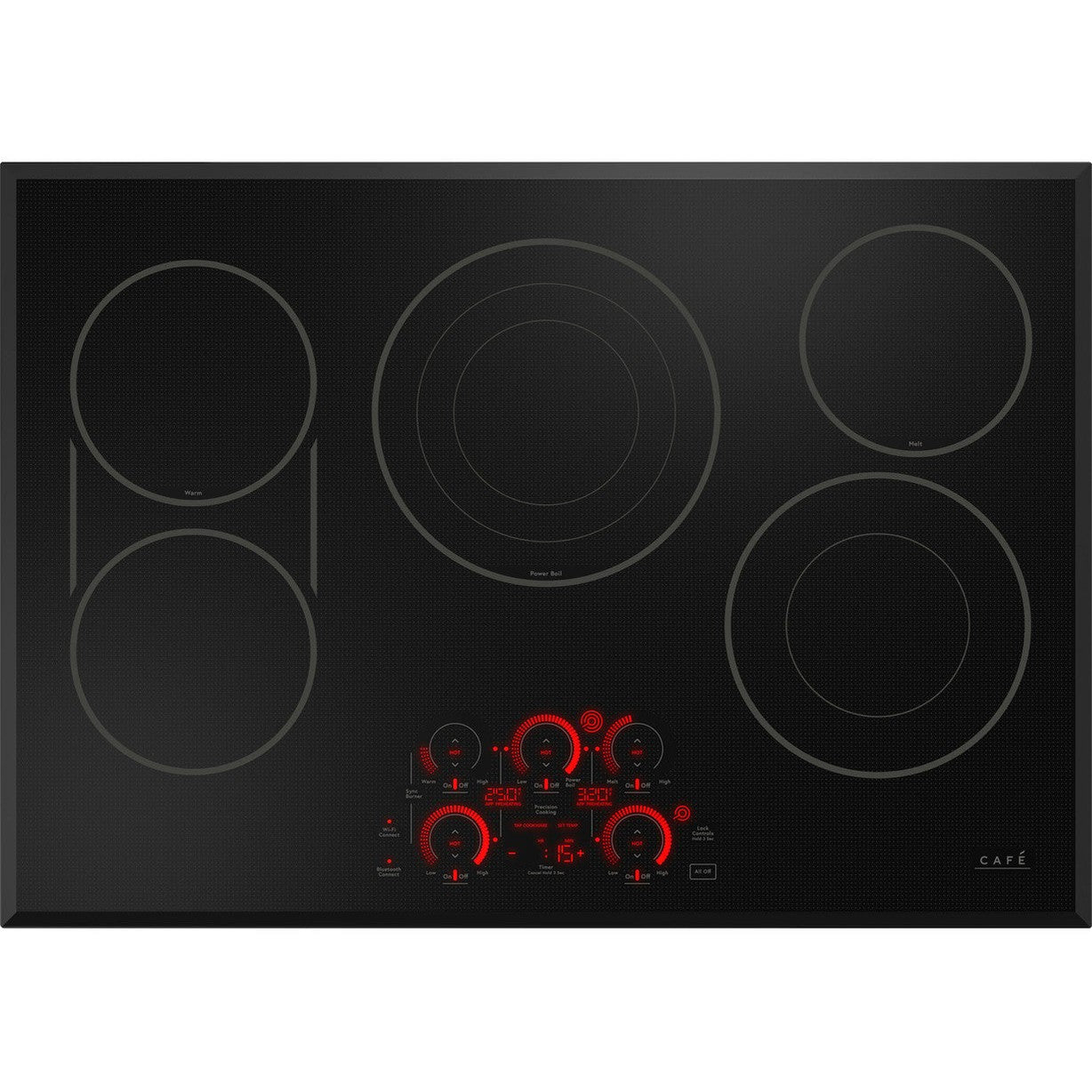 Café CEP90301TBB 30" Touch-Control Electric Cooktop – Black