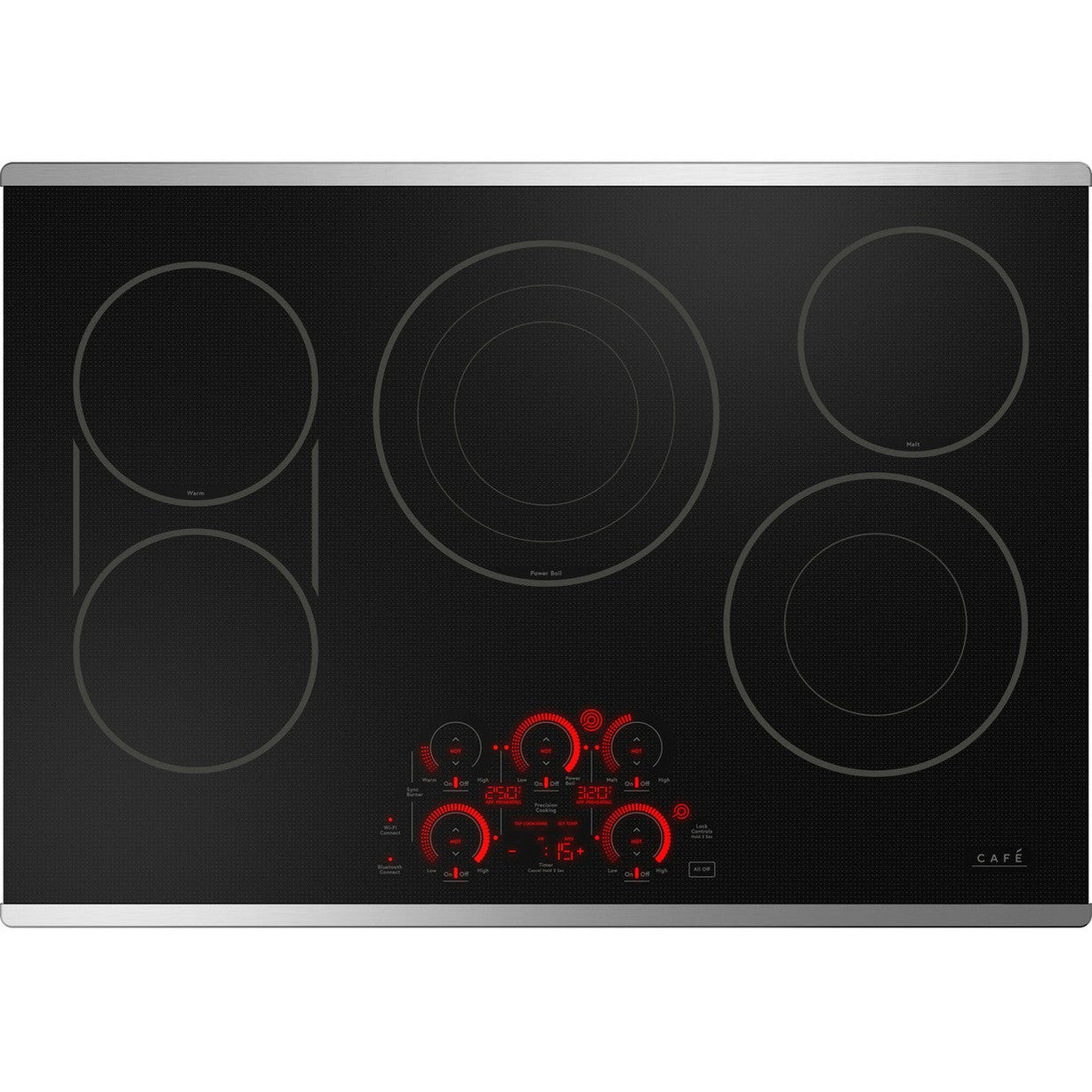 Café CEP90302TSS 30" Touch-Control Electric Cooktop – Stainless Steel