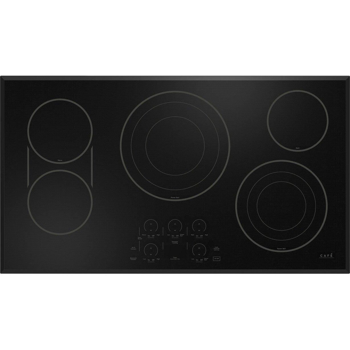 Cafe CEP90361TBB 36" Touch-Control Electric Cooktop - Black