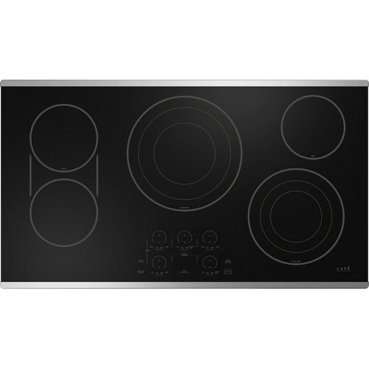 Cafe CEP90362TSS 36" Touch-Control Electric Cooktop - Stainless Steel