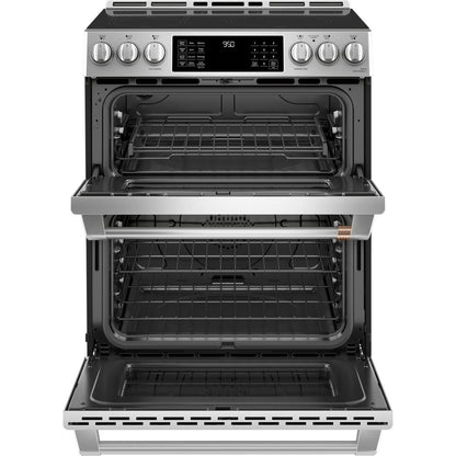 Cafe CHS950P2MS1 30" Smart Slide-In Induction and Convection Double-Oven Range