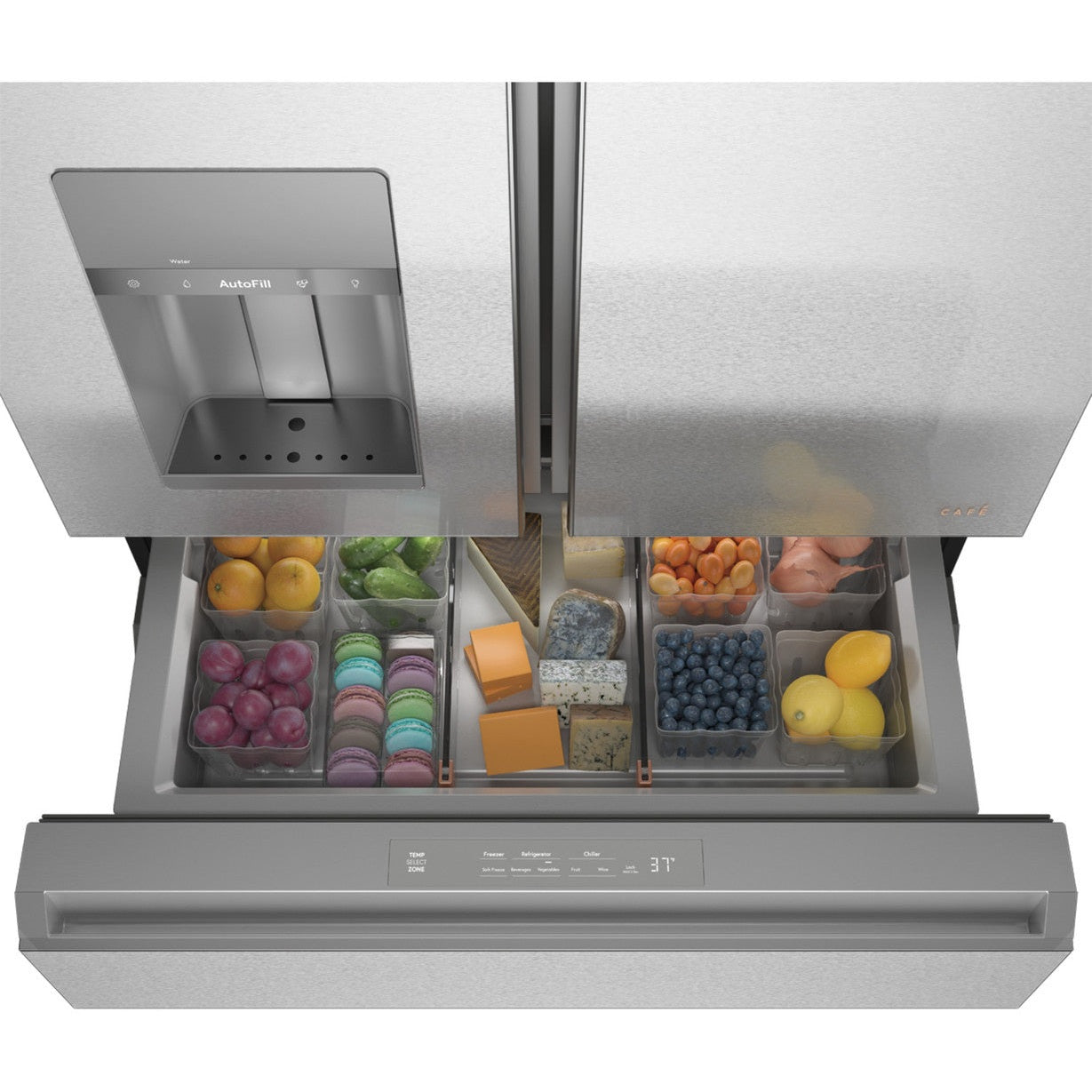 Café CVE28DM5NS5 27.8 Cu. Ft. Smart 4-Door French-Door Refrigerator