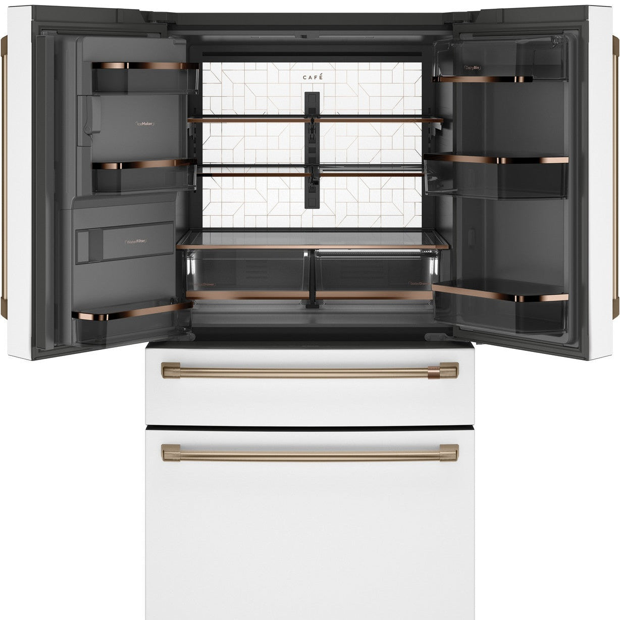 Café CVE28DP4NW2 27.8 Cu. Ft. Smart 4-Door French-Door Refrigerator