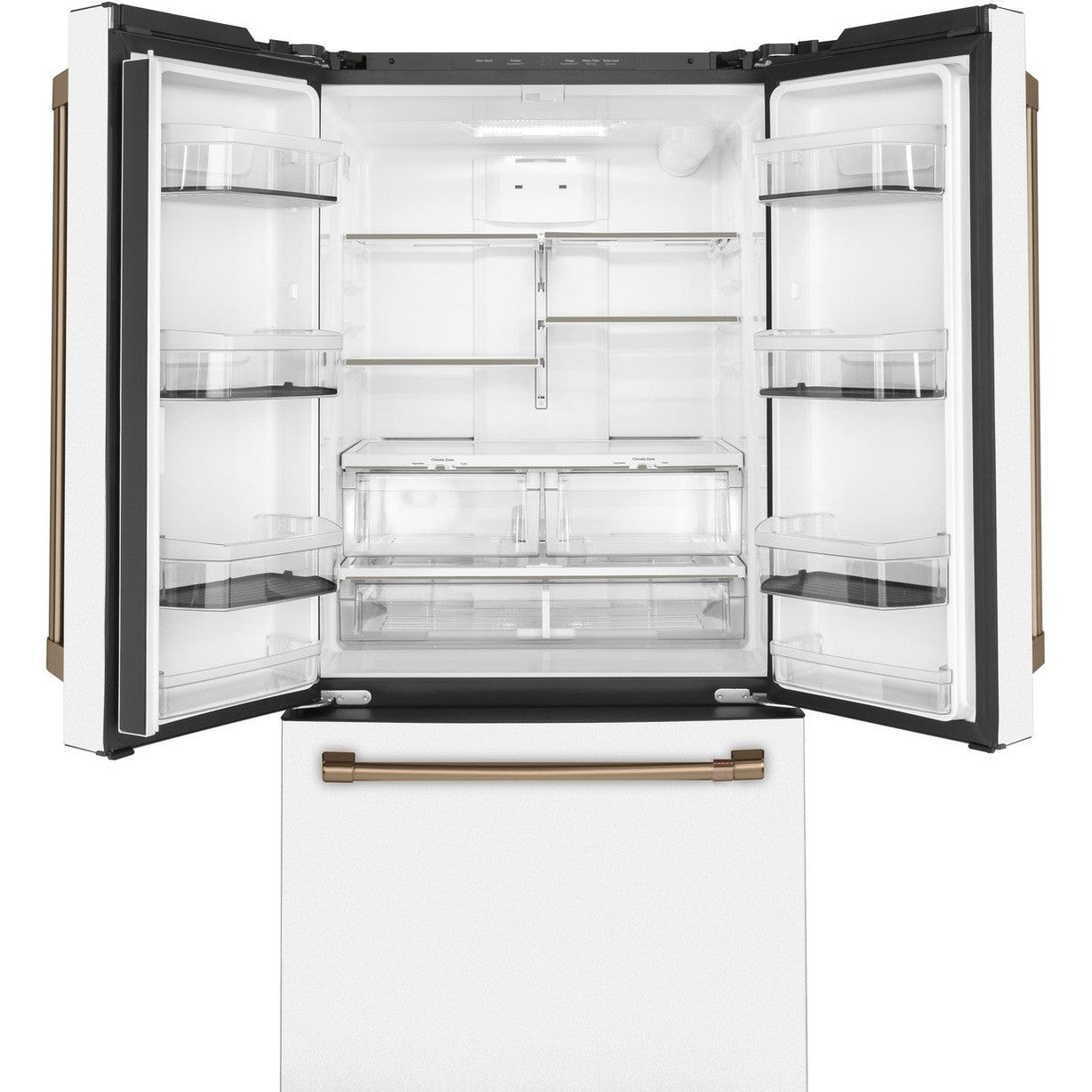 Café CWE19SP4NW2 18.6 Cu. Ft. Smart Counter-Depth French-Door Refrigerator