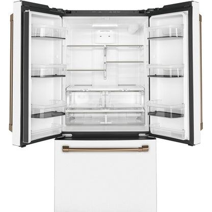 Café CWE19SP4NW2 18.6 Cu. Ft. Smart Counter-Depth French-Door Refrigerator