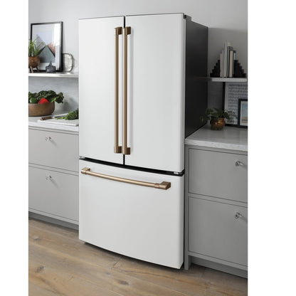 Café CWE19SP4NW2 18.6 Cu. Ft. Smart Counter-Depth French-Door Refrigerator