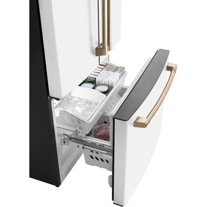 Café CWE19SP4NW2 18.6 Cu. Ft. Smart Counter-Depth French-Door Refrigerator