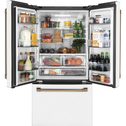Café CWE19SP4NW2 18.6 Cu. Ft. Smart Counter-Depth French-Door Refrigerator