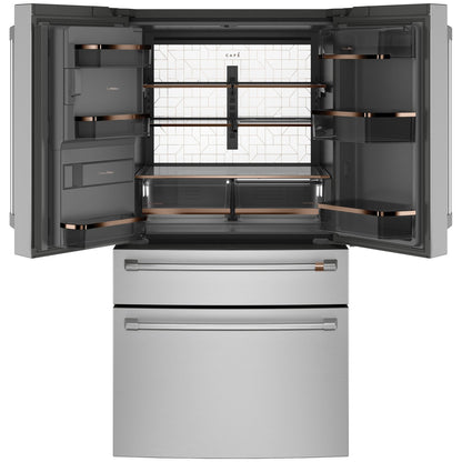 Café CXE22DP2PS1 22.3 Cu. Ft. Smart Counter-Depth 4-Door French Door Refrigerator