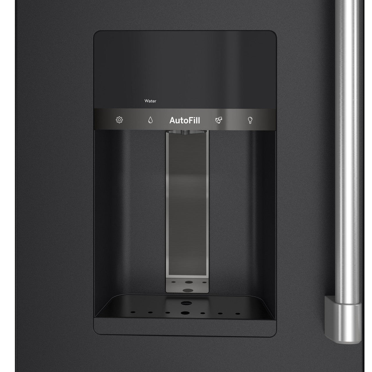 Café CXE22DP3PD1 22.3 Cu. Ft. Smart Counter-Depth 4-Door French Door Refrigerator