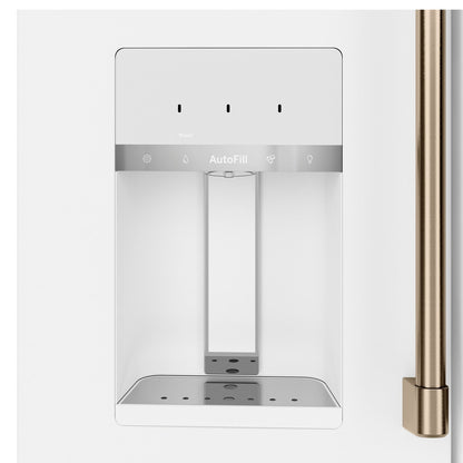 Café CXE22DP4PW2 22.3 Cu. Ft. Smart Counter-Depth 4-Door French Door Refrigerator