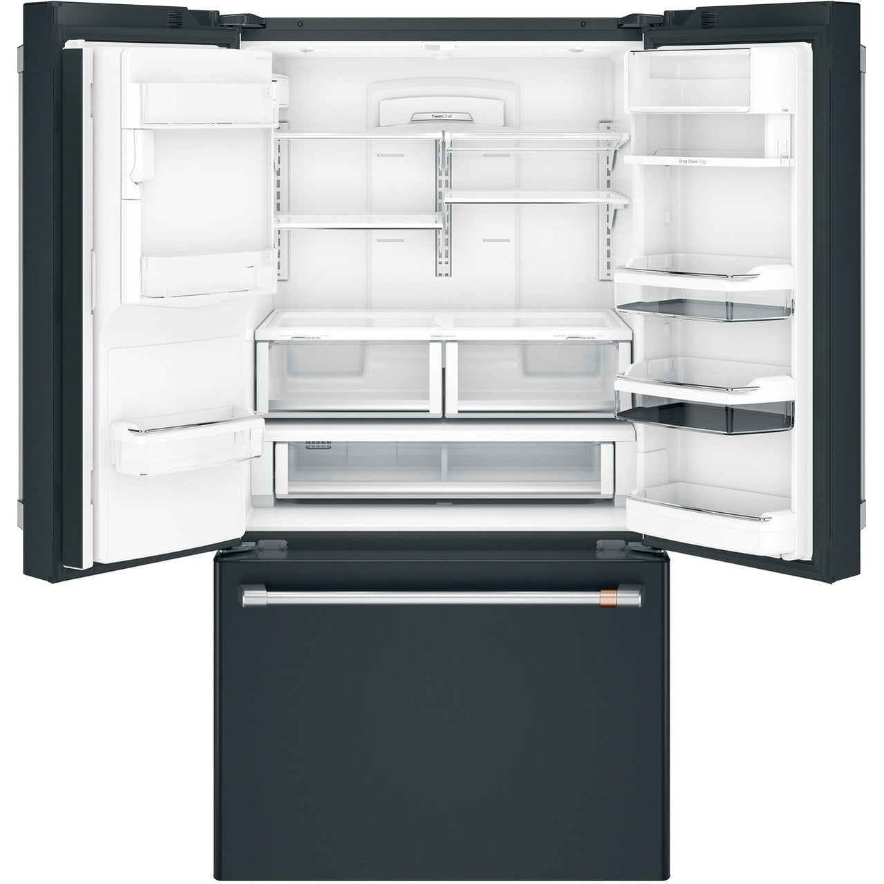 Café CYE22TP3MD1 22.2 Cu. Ft. Smart Counter-Depth French-Door Refrigerator with Hot Water Dispenser