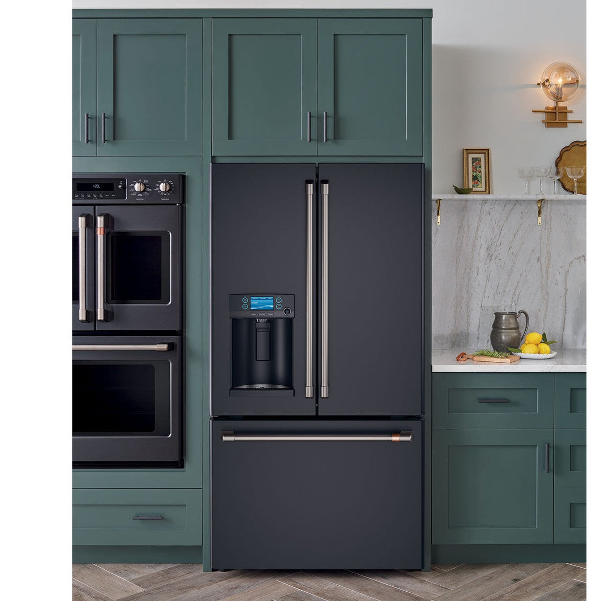 Café CYE22TP3MD1 22.2 Cu. Ft. Smart Counter-Depth French-Door Refrigerator with Hot Water Dispenser