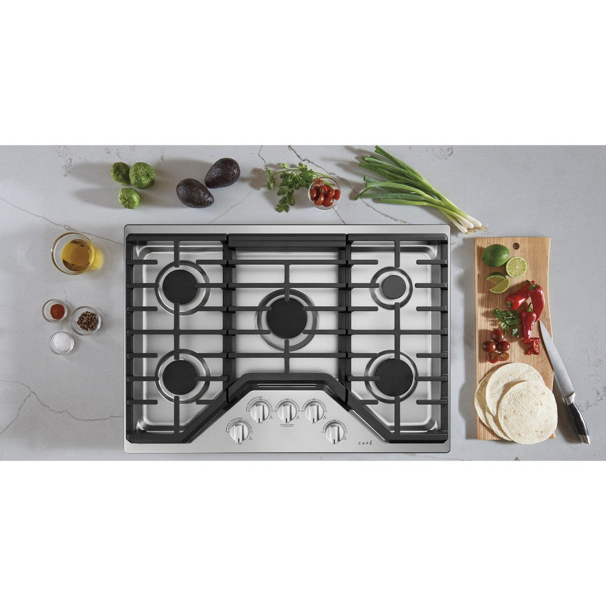 Cafe CGP70302NS1 30" Gas Cooktop