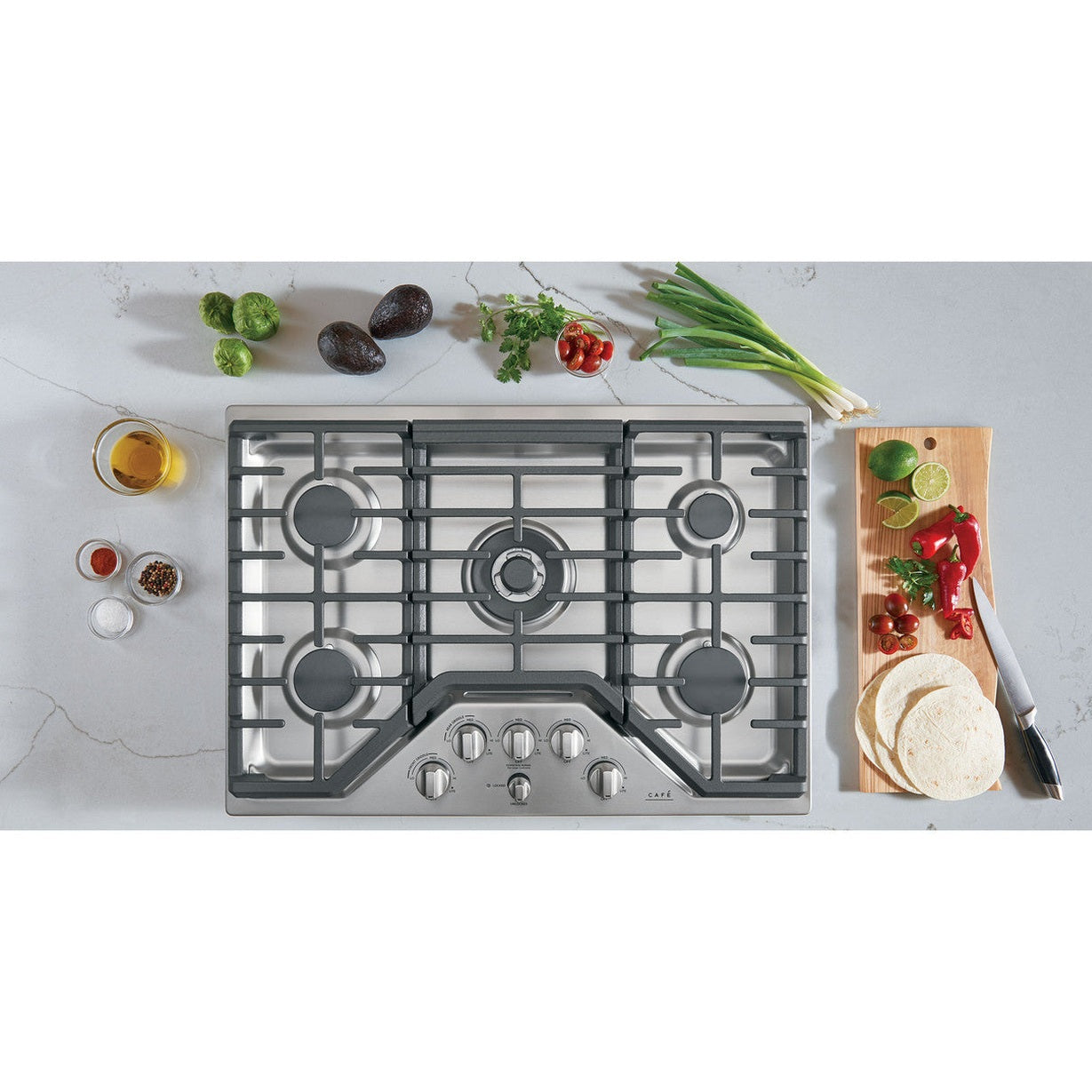 Cafe CGP95302MS1 30" Gas Cooktop