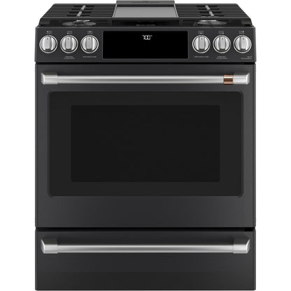 Cafe CGS700P3MD1 30" Smart Slide-In Gas Range with Convection Oven