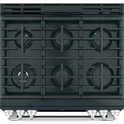 Cafe CGS700P3MD1 30" Smart Slide-In Gas Range with Convection Oven