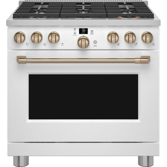 Cafe CGY366P4TW2 36" Smart All-Gas Commercial-Style Range