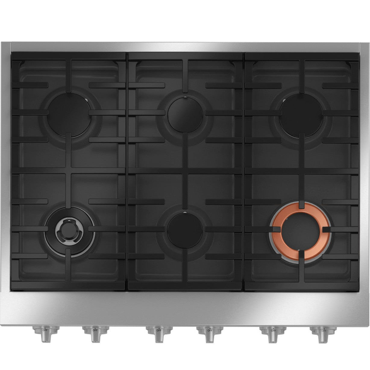 Cafe CGU366P3TD1 36" Commercial-Style Gas Rangetop – Matte Black