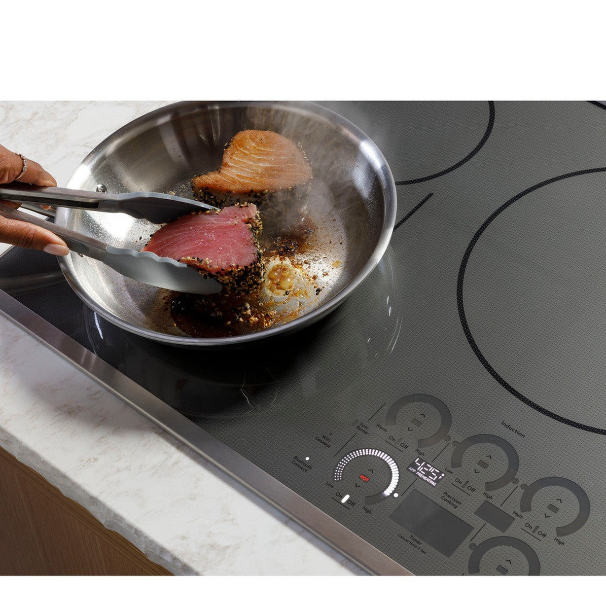 Cafe CHP90302TSS 30" Touch-Control Induction Cooktop - Silver