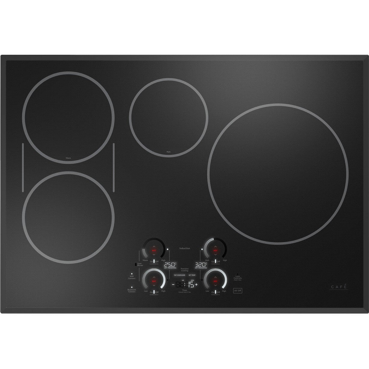 Cafe CHP90301TBB 30" Touch-Control Induction Cooktop - Black