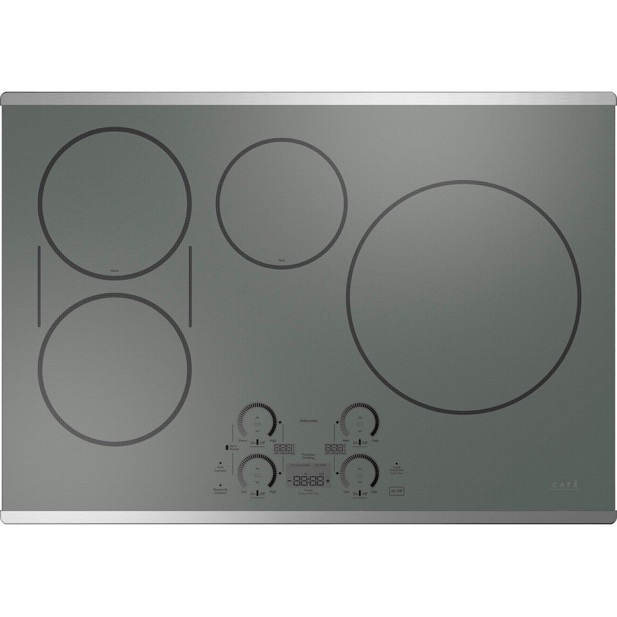Cafe CHP90302TSS 30" Touch-Control Induction Cooktop - Silver