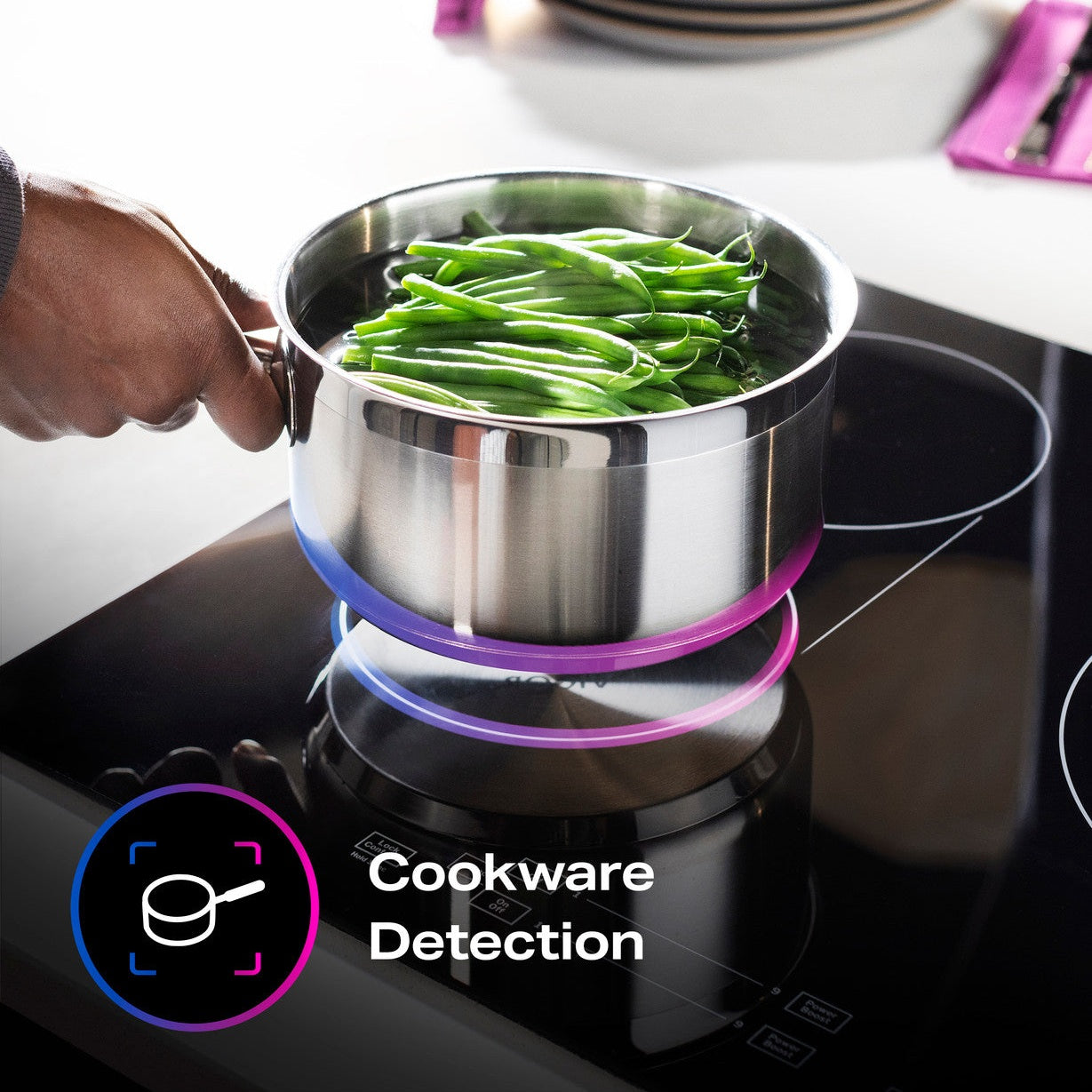 GE Profile PHP6030DWBB 30" Built-In Touch Control Induction Cooktop