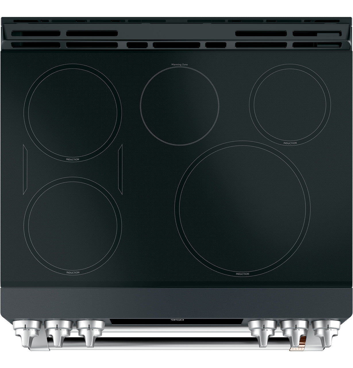 Cafe CHS950P3MD1 30" Smart Slide-In Induction and Convection Double-Oven Range
