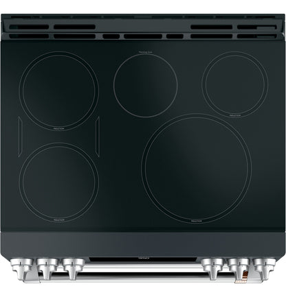 Cafe CHS950P3MD1 30" Smart Slide-In Induction and Convection Double-Oven Range