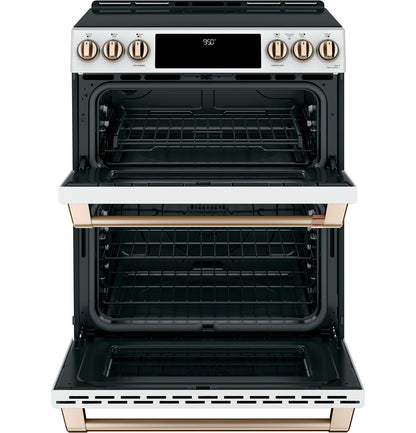 Cafe CHS950P4MW2 30" Smart Slide-In Induction and Convection Double-Oven Range
