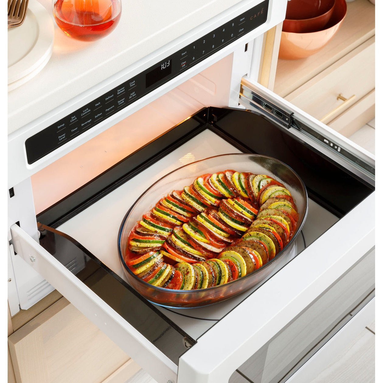 Cafe CWL112P2RS1 24" Built-In Microwave Drawer Oven