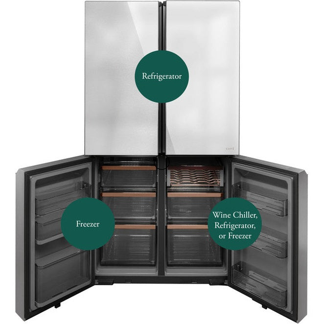 Café CAE28DM5TS5 28.0 Cu. Ft. Quad Door Refrigerator