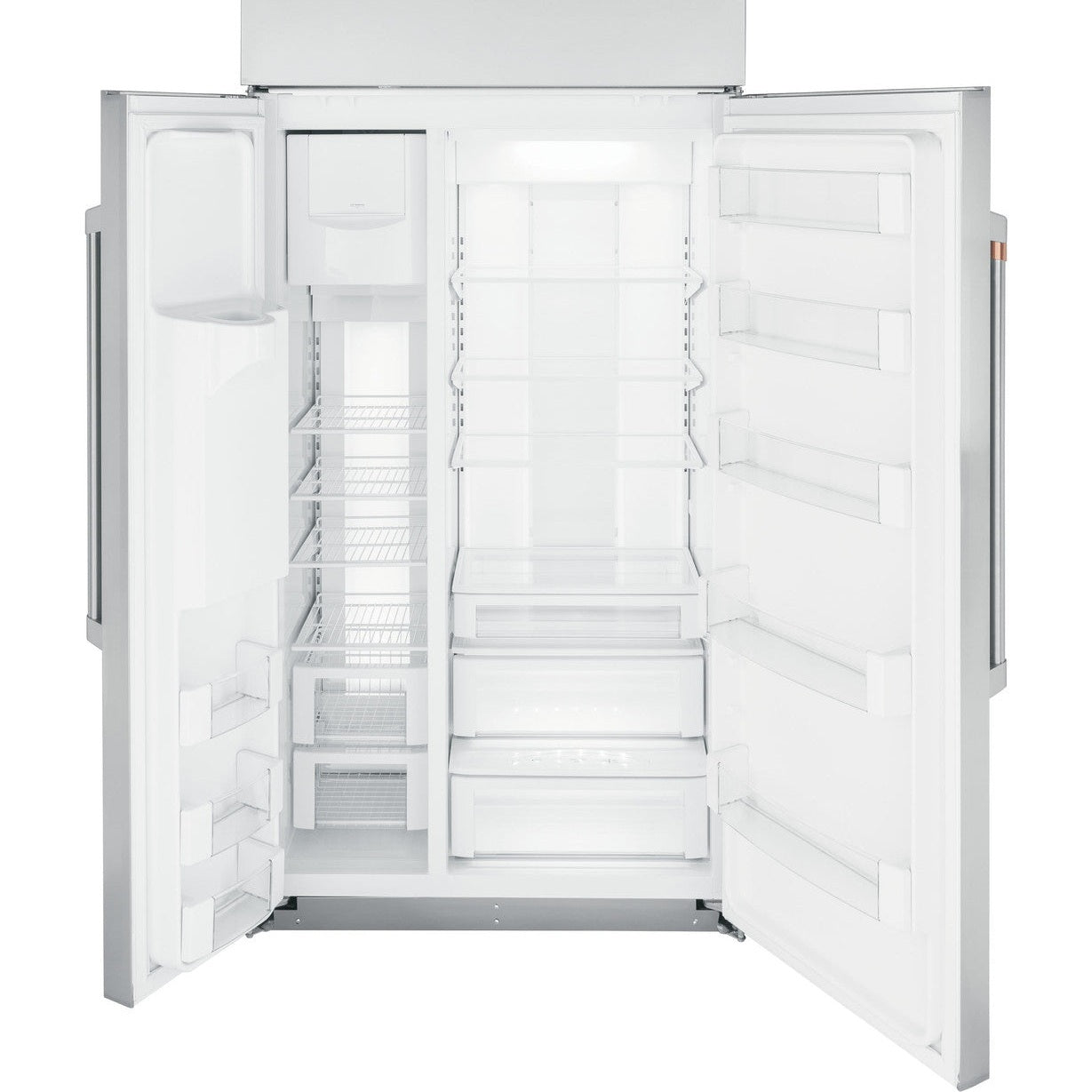 Café CSB48YP2NS1 48" Smart Built-In Side-by-Side Refrigerator with Dispenser