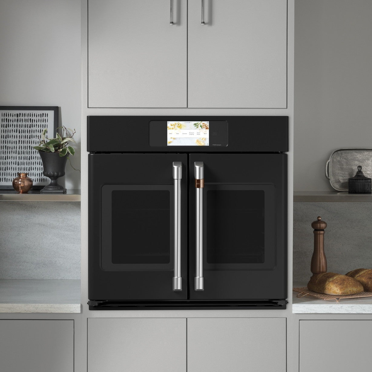 Cafe CTS90FP3ND1 30" Smart Built-In Convection French-Door Wall Oven
