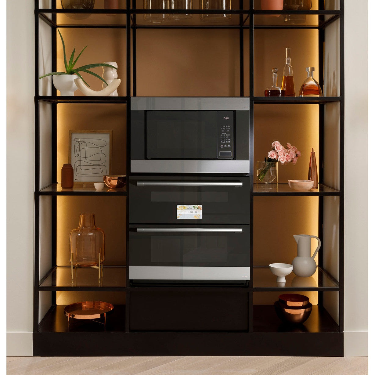 Cafe CTS92DM2NS5 30" Smart Built-In Twin Flex Wall Oven