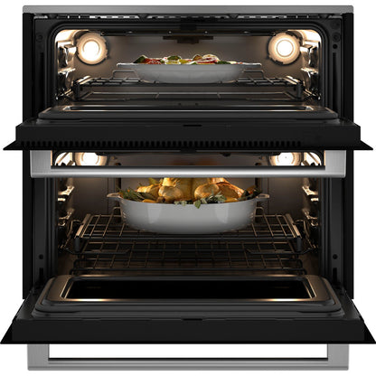 Cafe CTS92DM2NS5 30" Smart Built-In Twin Flex Wall Oven