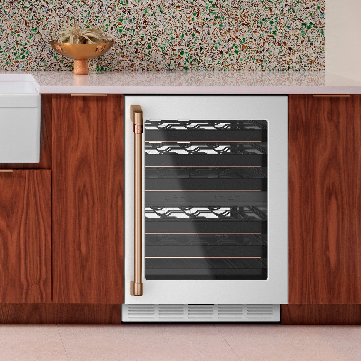 Café CCP06DP4PW2 24″ Dual-Zone Smart Wine Center