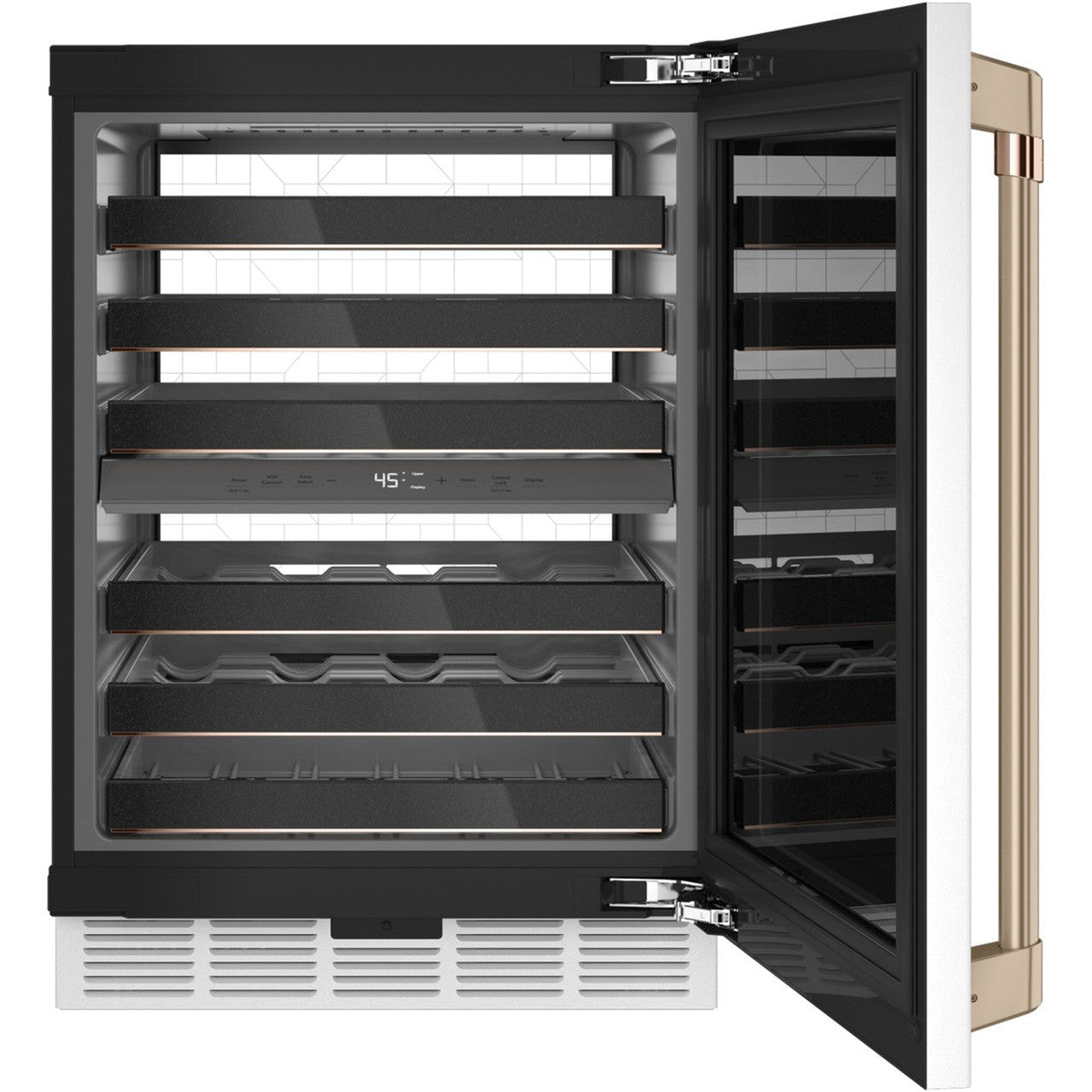 Café CCP06DP4PW2 24″ Dual-Zone Smart Wine Center