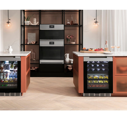 Café CCR06BM2PS5 24″ Built-In Smart Beverage Center in Platinum Glass