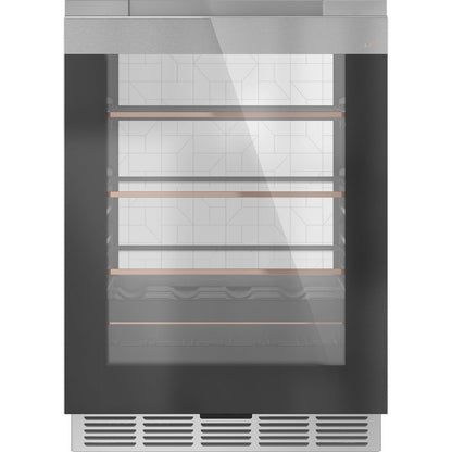 Café CCR06BM2PS5 24″ Built-In Smart Beverage Center in Platinum Glass