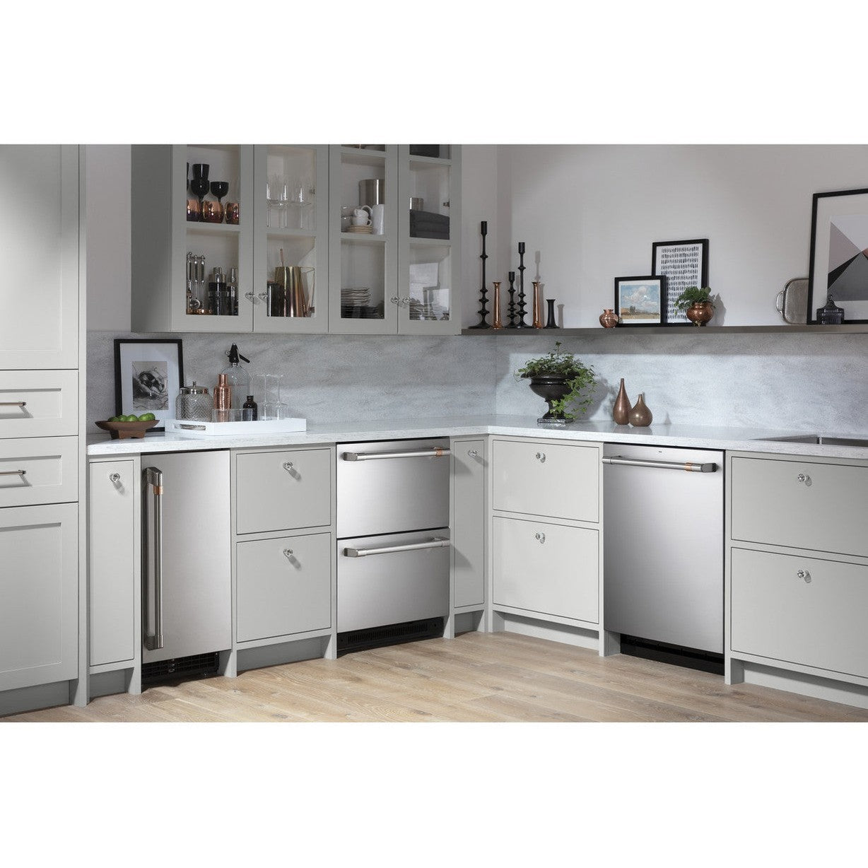 Café CDE06RP2NS1 5.7 Cu. Ft. Built-In Dual-Drawer Refrigerator