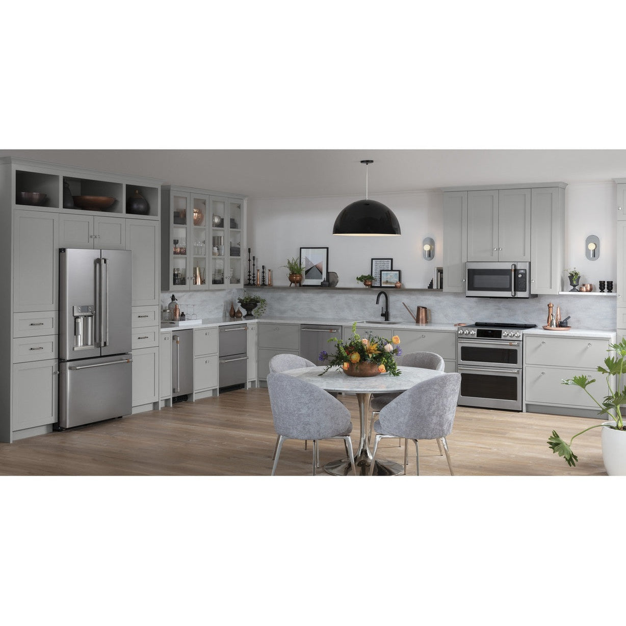 Café CDE06RP2NS1 5.7 Cu. Ft. Built-In Dual-Drawer Refrigerator