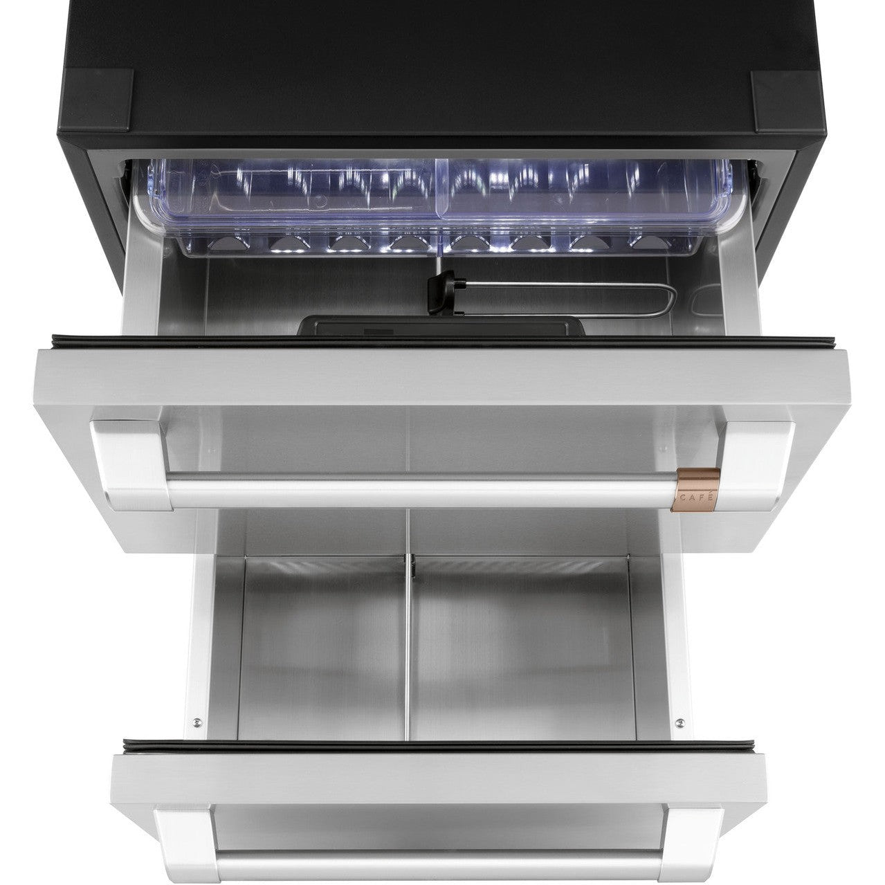 Café CDE06RP2NS1 5.7 Cu. Ft. Built-In Dual-Drawer Refrigerator