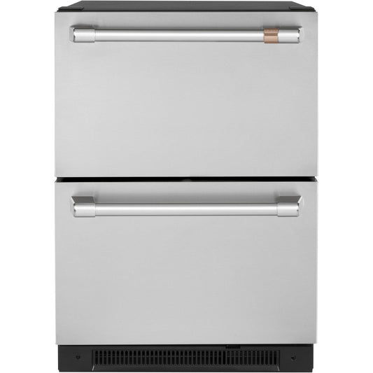 Café CDE06RP2NS1 5.7 Cu. Ft. Built-In Dual-Drawer Refrigerator