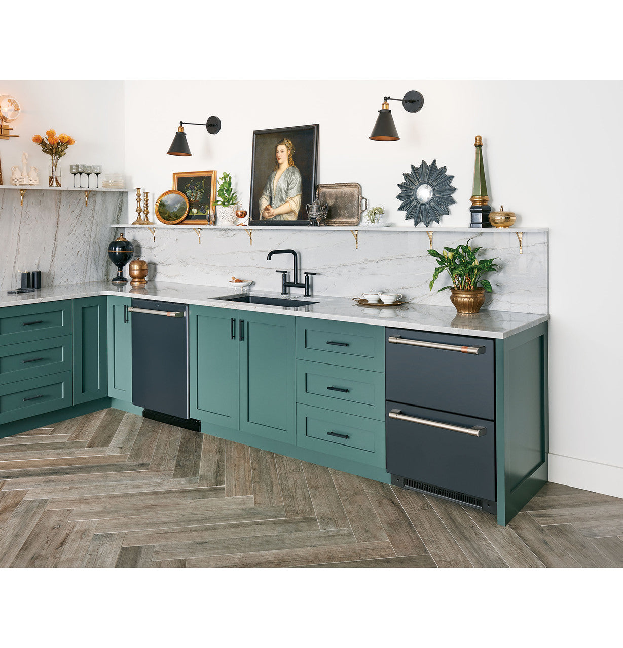 Café CDE06RP3ND1 5.7 Cu. Ft. Built-In Dual-Drawer Refrigerator