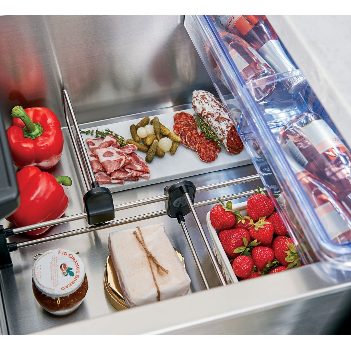 Café CDE06RP4NW2 5.7 Cu. Ft. Built-In Dual-Drawer Refrigerator