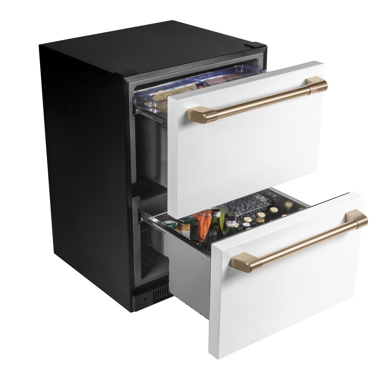 Café CDE06RP4NW2 5.7 Cu. Ft. Built-In Dual-Drawer Refrigerator